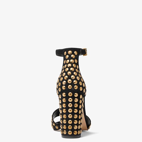 Michael Kors Suede Leela Studded Sandal - Picture 3 of 3